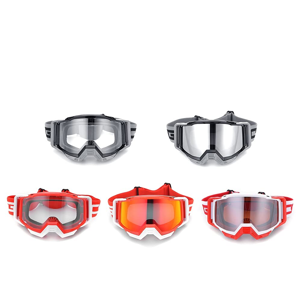 Motocross Moto Goggles Glasses ATV Off Road Strada Bike Bike Proof A Prove di Polvere Occhiali da corsa Anti Vento Eyewear MX Goggles