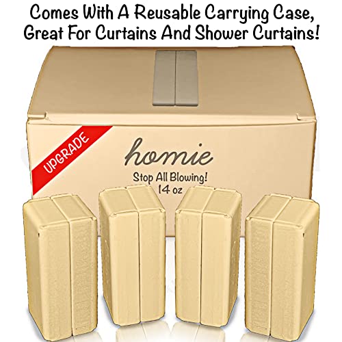 Homie Magnetic Curtain Weights of Waterproof Magnets + Carrying Case, Great Home Decor for Bathroom Shower, Liner, Flags - Image 4