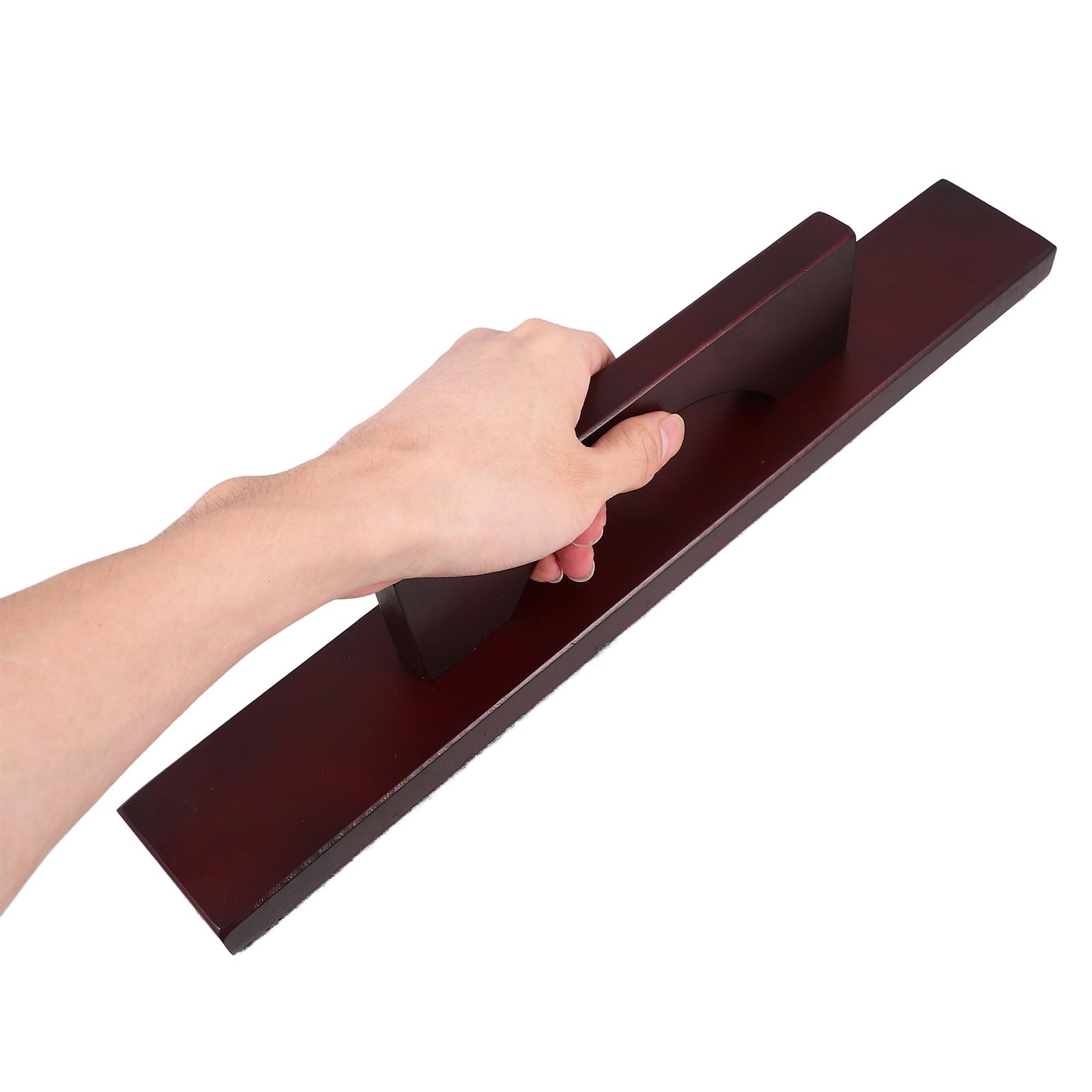 IMIKEYA Accessoire de Nettoyage pour Table de Shuffleboard Brosse en Bois et Poignée Ergonomique, pour Salle de Jeux et Entretien Facile