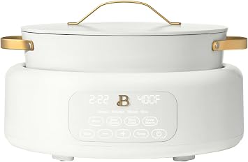 10 in 1 6 Qt Electric Multi-Cooker White Icing by Drew Barrymore