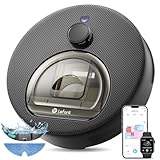 Lefant M330 Plus Robot Vacuum Cleaner and Mop Mapping 3 in 1, 5000Pa, 150 mins, dToF Navigation, Customized Cleaning, PSD 190° Obstacle Avoidance Technology, 2.4& 5G WiFi, Pet Hair & Carpets, Black