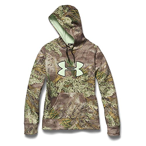Under Armour Big Logo Hoody - Womens Realtree Max 1 / Artillery Green / Sugar Mint Small