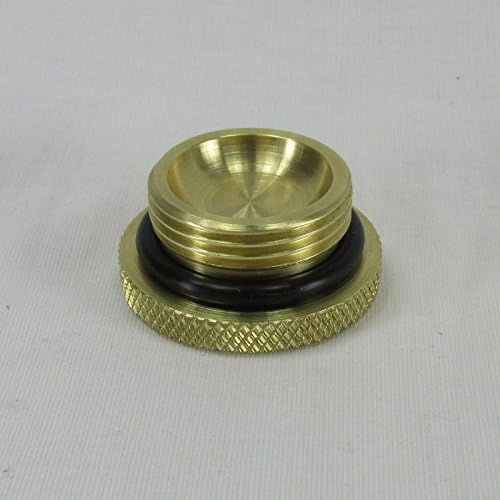 VENTED or NON-VENTED Motorcycle BRASS Gas/Fuel Tank Cap - STEEL Stepped Bung - Harley Chopper Bobber Cafe Racer
