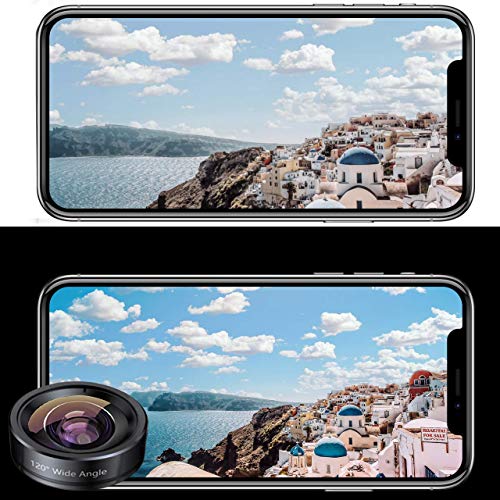 Keywing Phone Camera Lens 3 In 1 Phone Lens Kit, 198 Fisheye Lens + 120 Super Wide-Angle Lens + 20X Macro Lens For Iphone Samsung Android Smartphone #TOP2