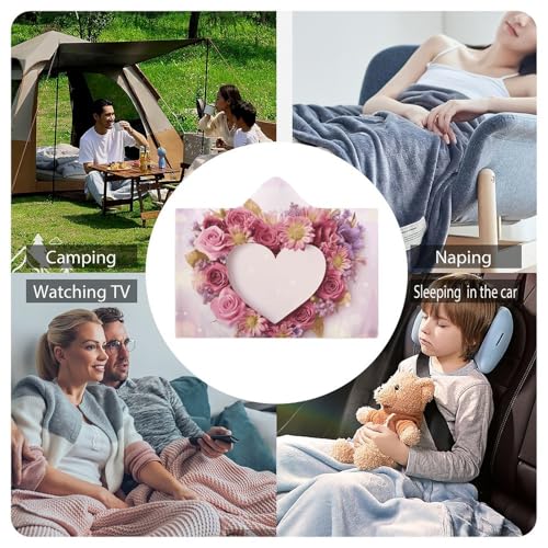 Cape à capuche douceur fleurie un cocon d'amour portable - 7