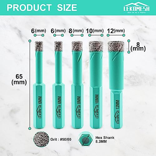 LEKOMESH Diamond Drill Bit Kit - Image 2