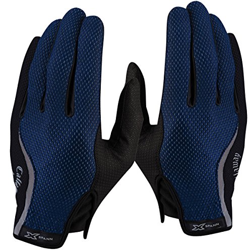 Callaway 2015 X-Spann All-Weather Performance Mens Compression Fit Golf Gloves-Pair Black Large