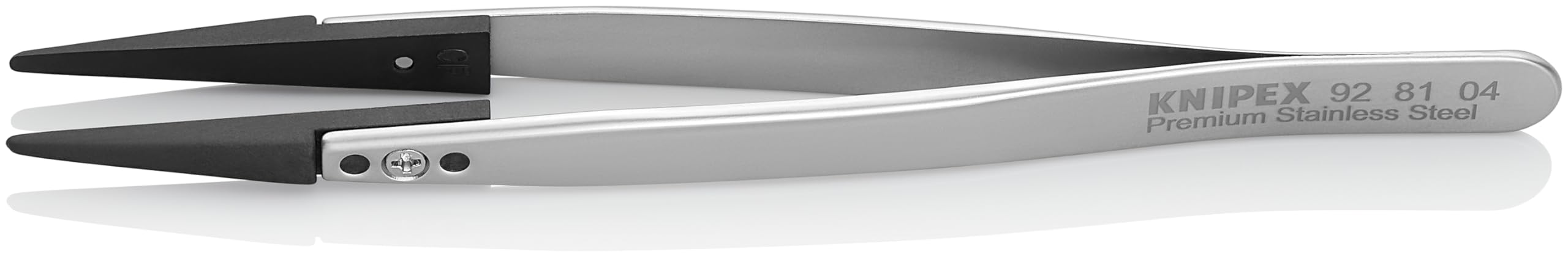 KNIPEX Pinzetta con punte intercambiabili ESD opacizzate 130 mm, 92 81 04