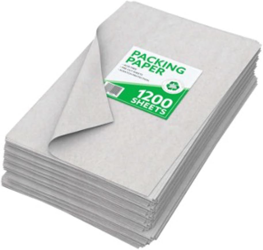 Pratt Industries 20" x 30" Packing Paper Sheets for Moving, Shipping & Void Fill Protection – Newsprint Packing Paper Bulk Pack, 1200 Sheets per Case