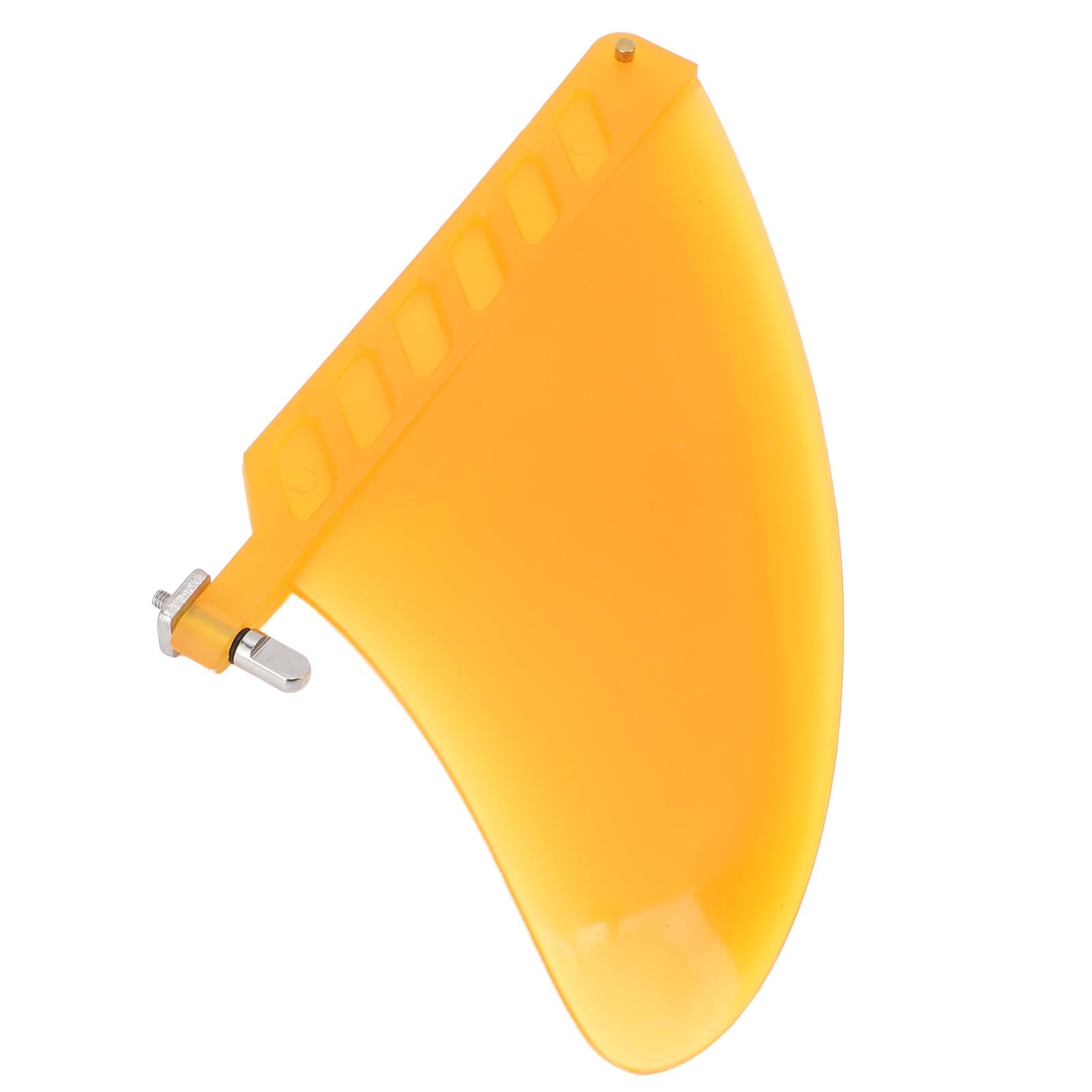 SURFBOARD FIN TPU LEKKA LEKKA ULEPSZONA OBSŁUGA STYLOWA PADDLE BOARD WYMIANA 4,6" LONGBOARD (żółta)