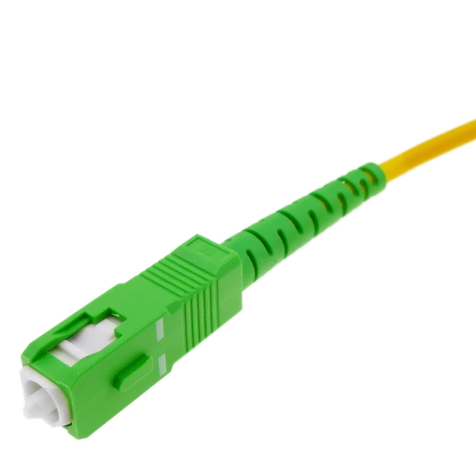 Cable De Fibra óptica Monomodo OS2 SC/PC A SC/APC - Longitud 15 M, 9/125 µm, Para Redes De Alta Velocidad