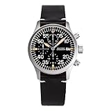 Baltany S205045 Quartz Chronograph Watch, Classic Style Calendar Men Watch with Three Sub dials (Black Dial)