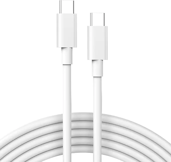 USB C to USB C Cable for MacBook Air MacBook Pro Charger, iPad Pro 13 12.9 11 inch, iPad Air 5 4, Mini 6, iPhone 17 16 15 Pro Max, Pixel, USBC Type C Fast Charging Cord 6.6FT