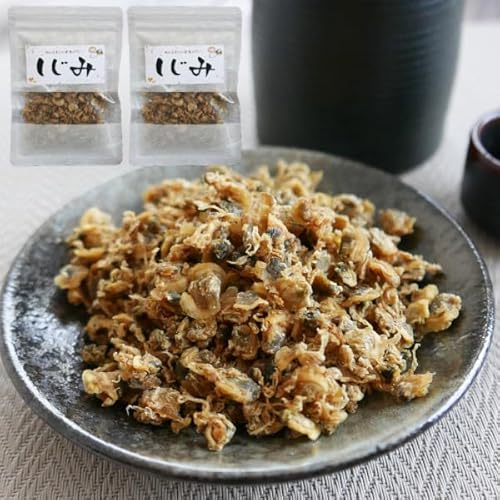 乾燥しじみ 珍味 そのままでも 味噌汁の具 ラーメンなどに 殻なし 砂抜き不要 小粒 スープ オルニチン 生姜入り メール便(50g×2)