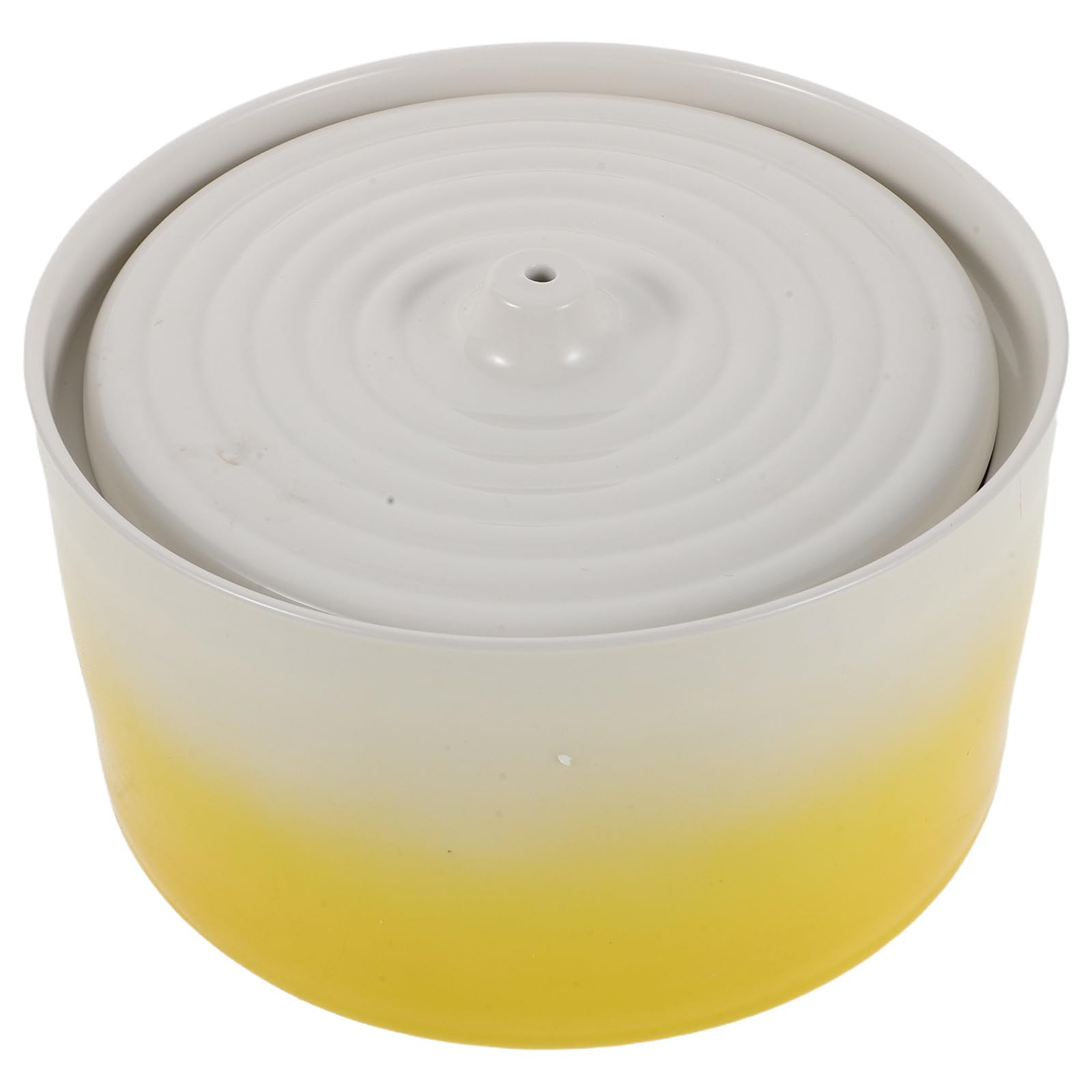 Gadpiparty Fuente de Agua para Gatos de Cerámica Calentador Integrado, Capacidad de 1300ml, Diseño Seguro E Higiénico Adecuado para Hogares Varios Gatos en Meses Fríos