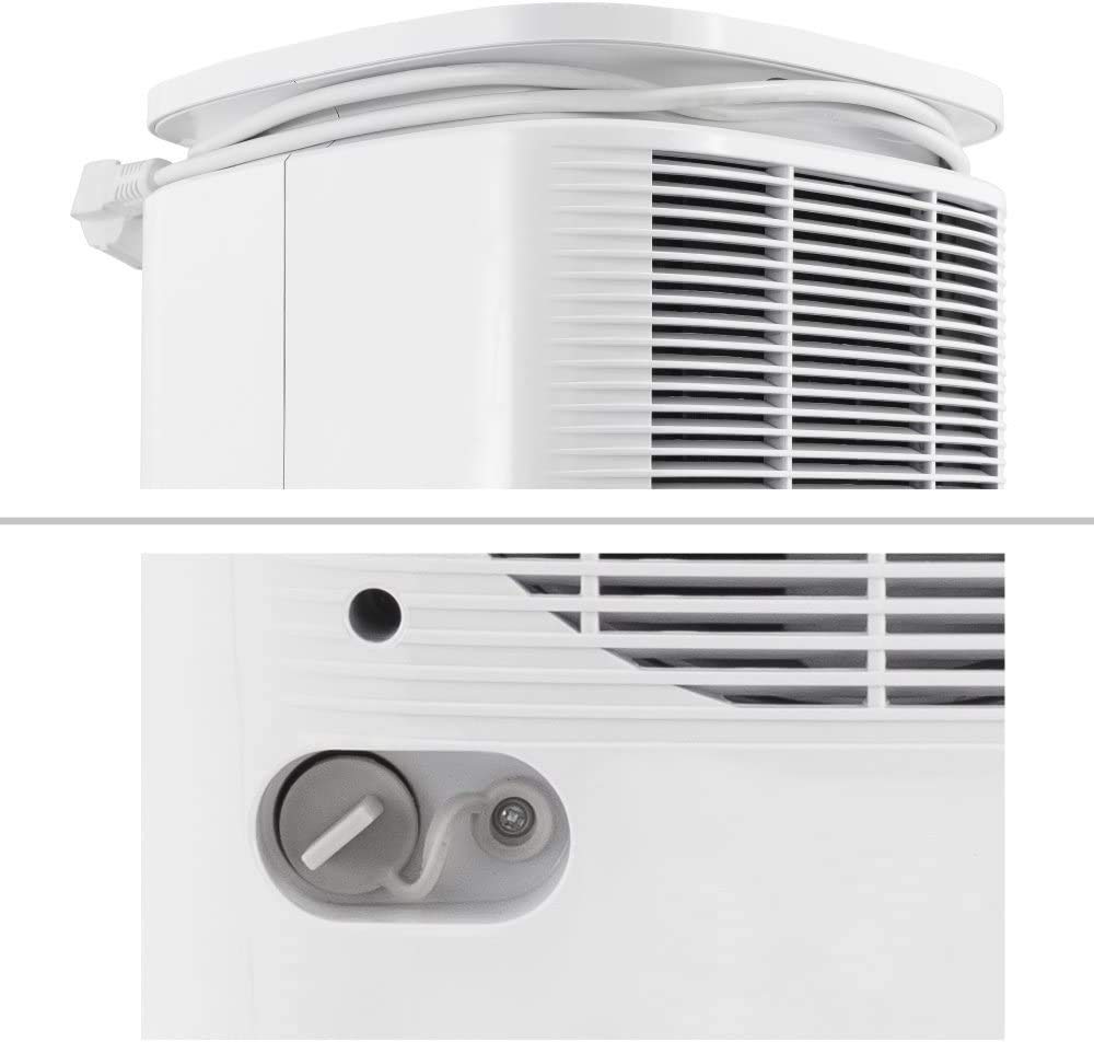 Deumidificatore, deumidificatore d'Aria, deumidificatore Portatile, deumidificatore Mobile per umidità, Muffa, umidità in Cucina, Camera da Letto, roulotte, Ufficio, Bagno, seminterrato