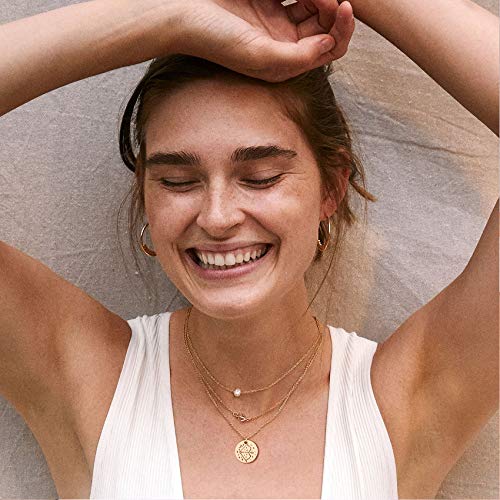 Collar de constelación chapado en oro 14 quilates