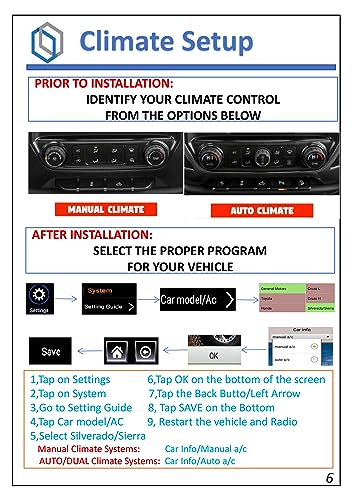 Radio Carro Android LINKSWELL 12.1" para Silverado & Sierra miniatura 5