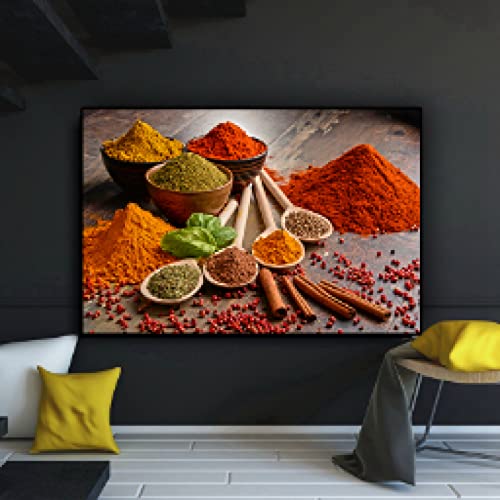 Poivrons Toile Peinture pour Décorer une Cuisine Vide et Raviver un Salon