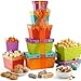 Broadway Basketeers Gift Tower, Happy Birthday Celebration