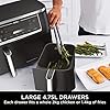 Ninja Foodi MAX Dual Zone Air Fryer [AF451UK] Smart Cook System, 9.5L, 2 Drawers, 6 Functions, Black - Image 7