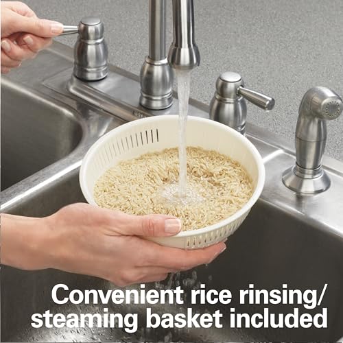 Image of Hamilton Beach Digital Programmable Rice and Slow Cooker & Food Steamer, 20 Cups Cooked (10 Cups Uncooked), 14 Pre-Programmed Settings for Sear Saute, Hot Cereal, Soup, Nonstick Pot, Stainless Steel (37571MN)