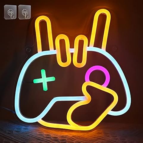Attivolife Gaming Rock Hand Neon Sign Cover