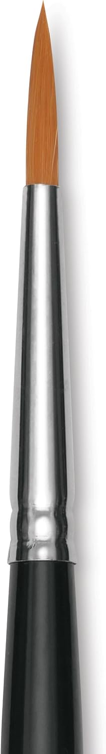 Utrecht Synthetic Sablette Brush - Long Handle, Round, Size 8
