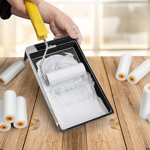 Ensemble de rouleaux de peinture en mousse pour masquer les défauts des boiseries - 8