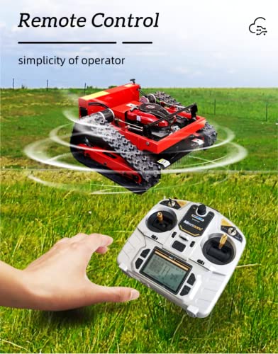 Daredevil Robotic Remote Controlled Mower And Snowplow Kohler 8Hp Engine | Hybrid Gas-Electric Robotic Lawnmower/Trimmer/Snowplow/Sweeper/Water Dispenser (Daredevil Mower + Snow Plow) #TOP5