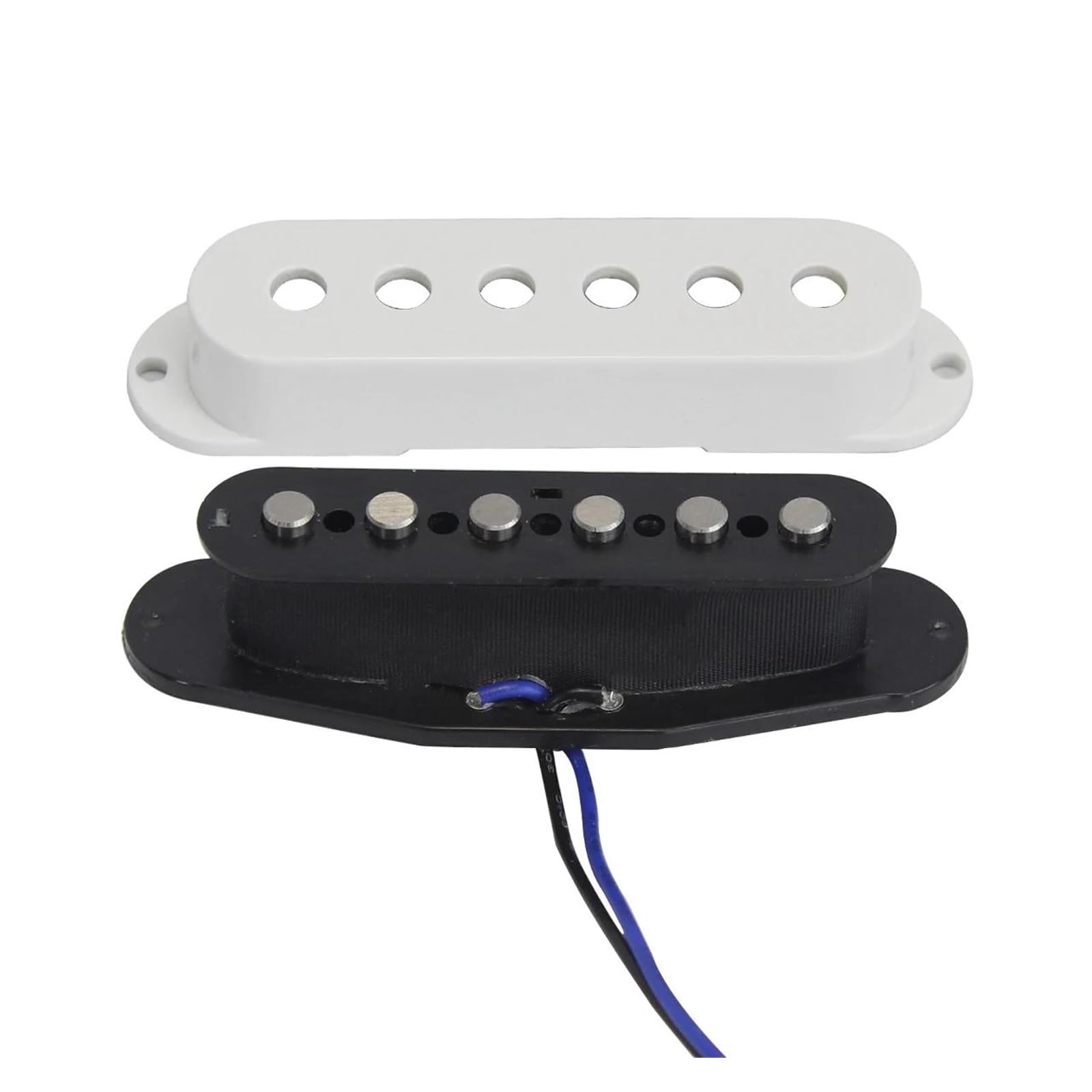 3 Teiliges Alnico 5 Gitarren Elektro Tonabnehmer Set SSS Dual Track Single Coil Weiß