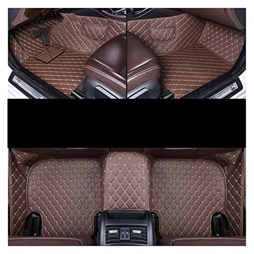 Tapis de sol de voiture pour Hyundai Elantra anti saleté marron robuste