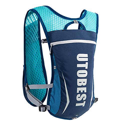 UTOBEST Mochila Hidratacion Trail Running 5L Ligera Chaleco Hombre Mujer para Correr