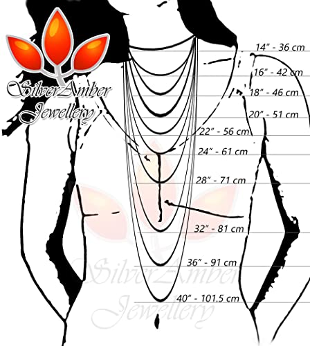 SilverAmber Jewellery UK - 925 Sterling Silver 24" Inch Delicate Italian Cable Trace - 1.15 mm Thin Chain Necklace - GCH00824 - Image 2