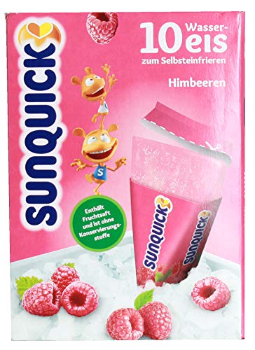 sunquick - Wassereis zum Selbsteinfrieren Himbeere - 10St/650g Cover