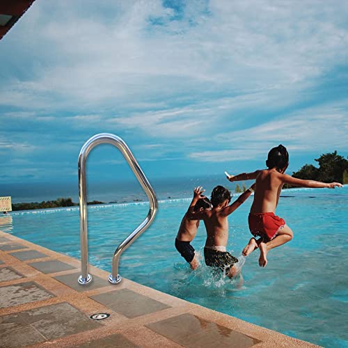 Barandal para escalera de piscina de acero inoxidable