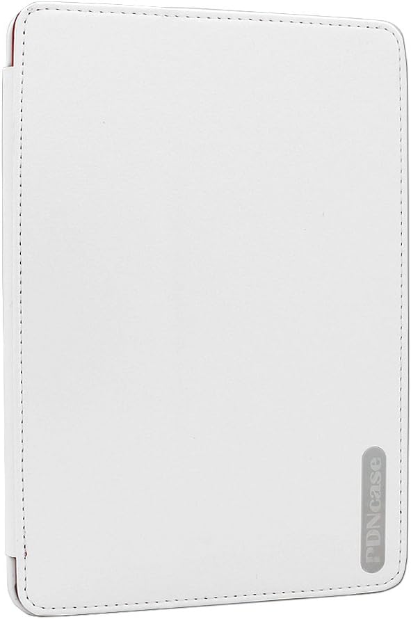Pdncase Premium Leather Cover Book Style Compatible for Ipad Mini 2 (White)