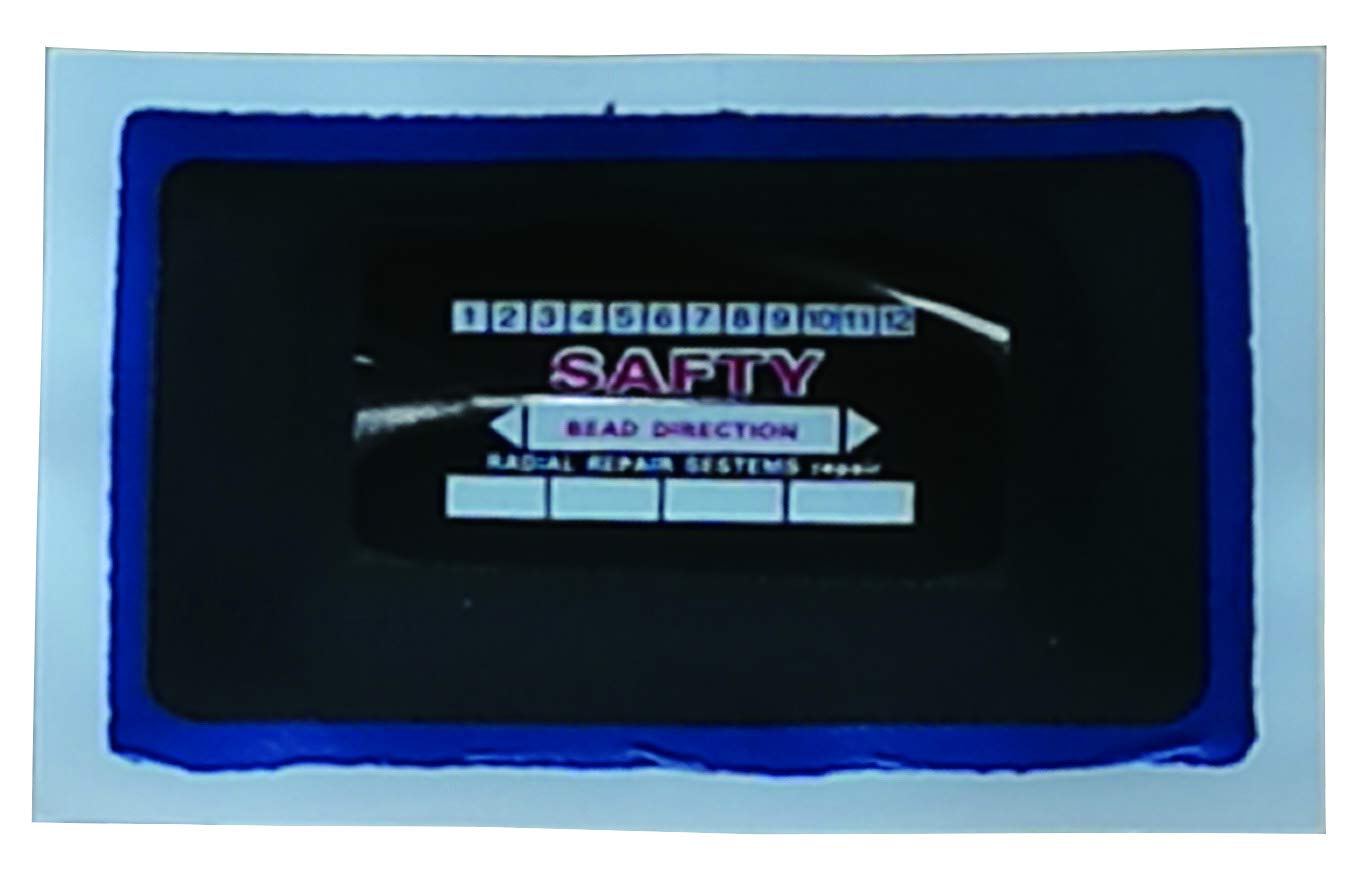 Patch de réparation radial ER-2302 à 1 pli pour colmater les crevaisons de pneus