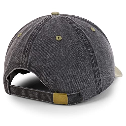 Image of Trendy Apparel Shop Oversize XXL Pigment Dyed Washed Cotton Baseball Cap