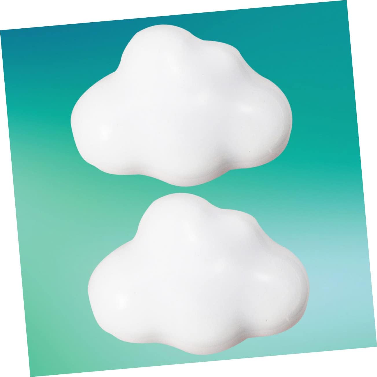 2pcs Cartoon Drawer Molds Replacement for Knob Shop Nursery Porcelain Delicate Bar Dresser Silicone Chest Handles Hardwares Cloud Creative Pull Decoration Color Handle ( Color : White , Size : 4.8*2.8