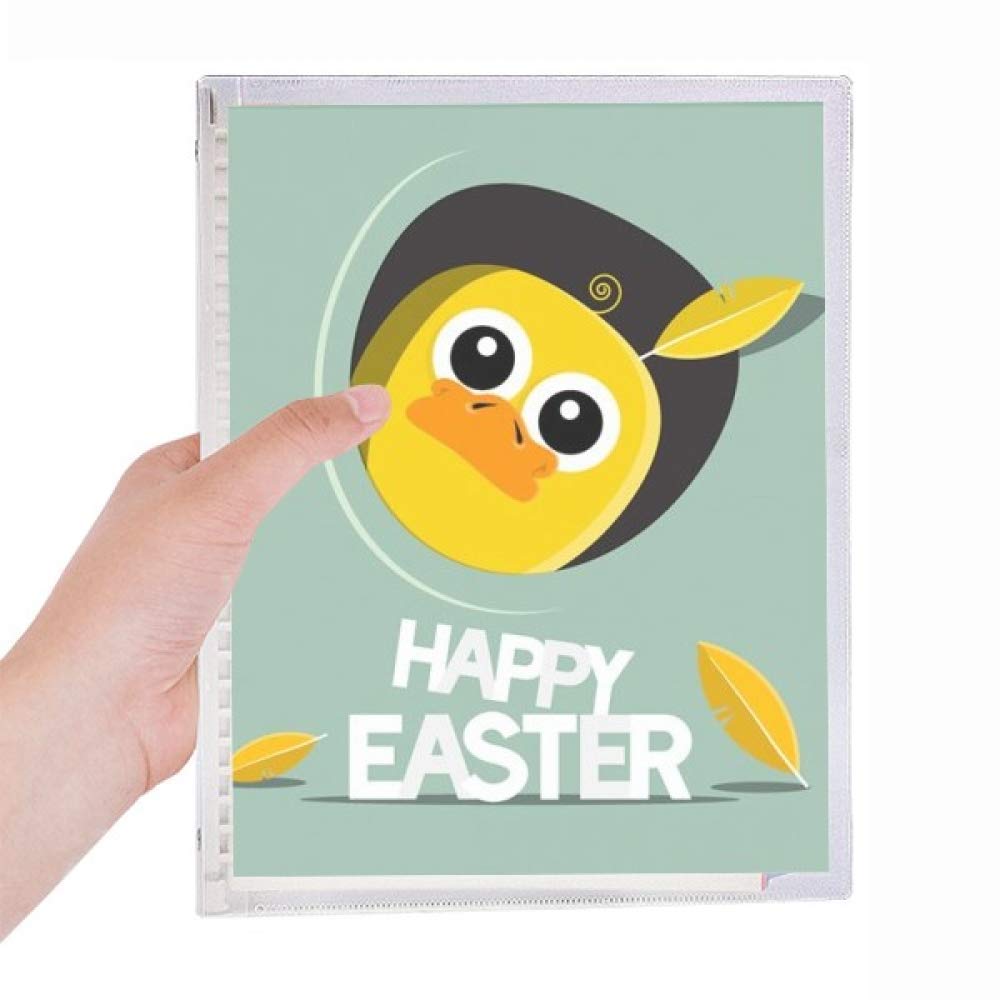 Carnet de culture de poulet à spirale rechargeable et journal intime Happy Easter - 5