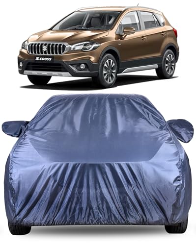 Image of Autofact Premium Car Cover for SCross | All Weather Water-Resistant Full Body Car Cover | Light-Weight Triple-Stitched Outdoor Shield with UV Protection, Dustproof & Heat-Resistant