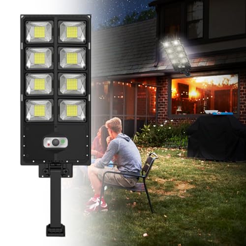 Luces solares para exterior potentes que iluminan zonas oscuras y caminos sin cables 3