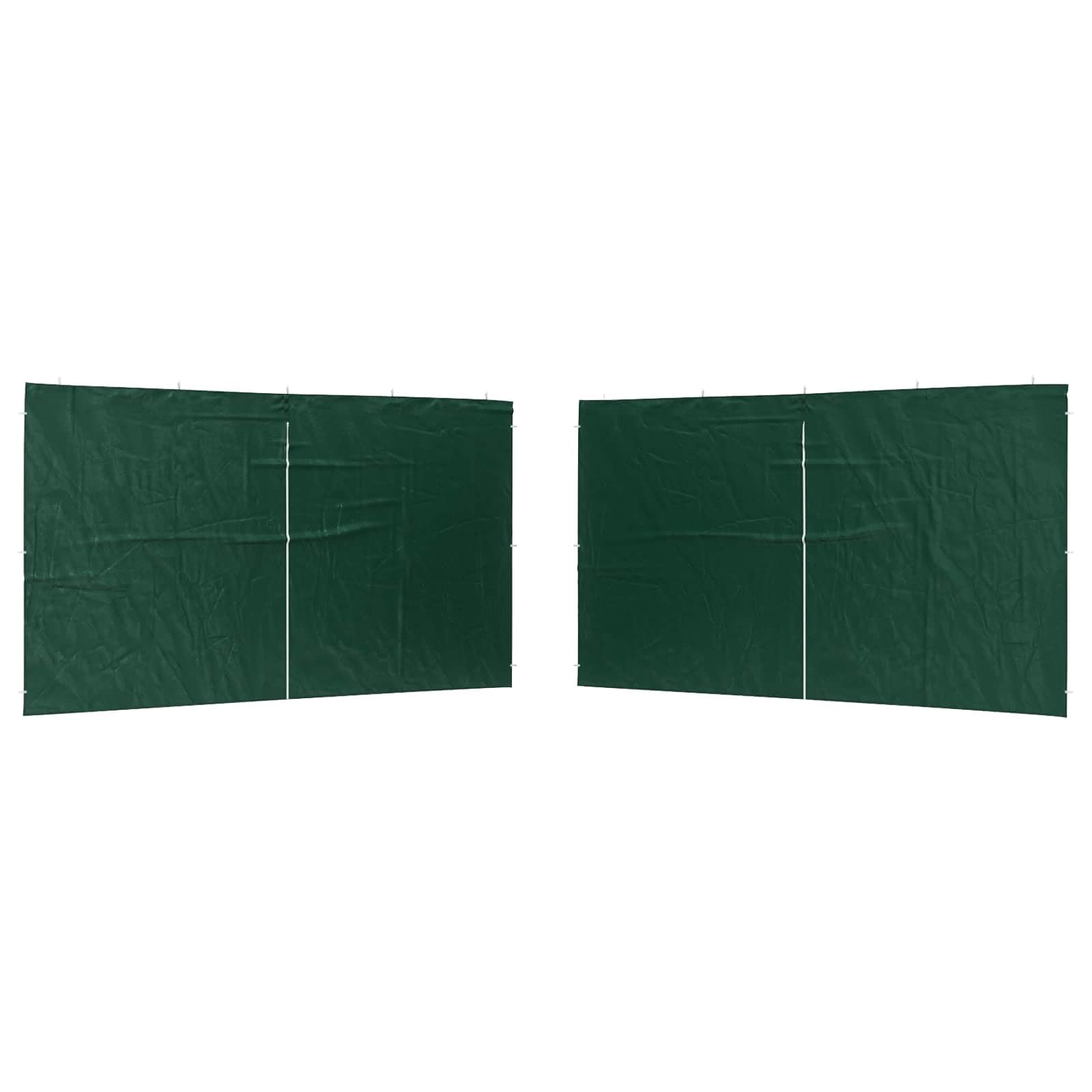 Paredes laterales para tienda de jardín de 400 cm con ventanas y cremallera para carpa verde de fiesta