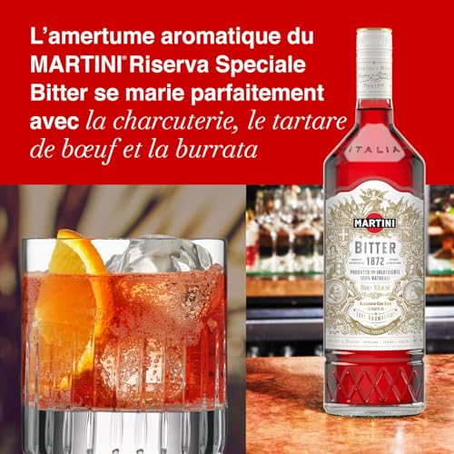 MARTINI Riserva Apéritif Spécial Bitter, 28,5% vol., 70cl / 700ml, Liqueur infusée avec trois plantes rares – vue 4