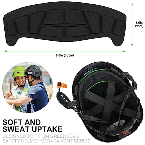 Image of GREEN DEVIL Safety Helmet Hard Hat Adjustable Lightweight Vented ABS Work Helmet 6-Point Suspension ANSI Z89.1 Approved Ideal for Industrial & Construction