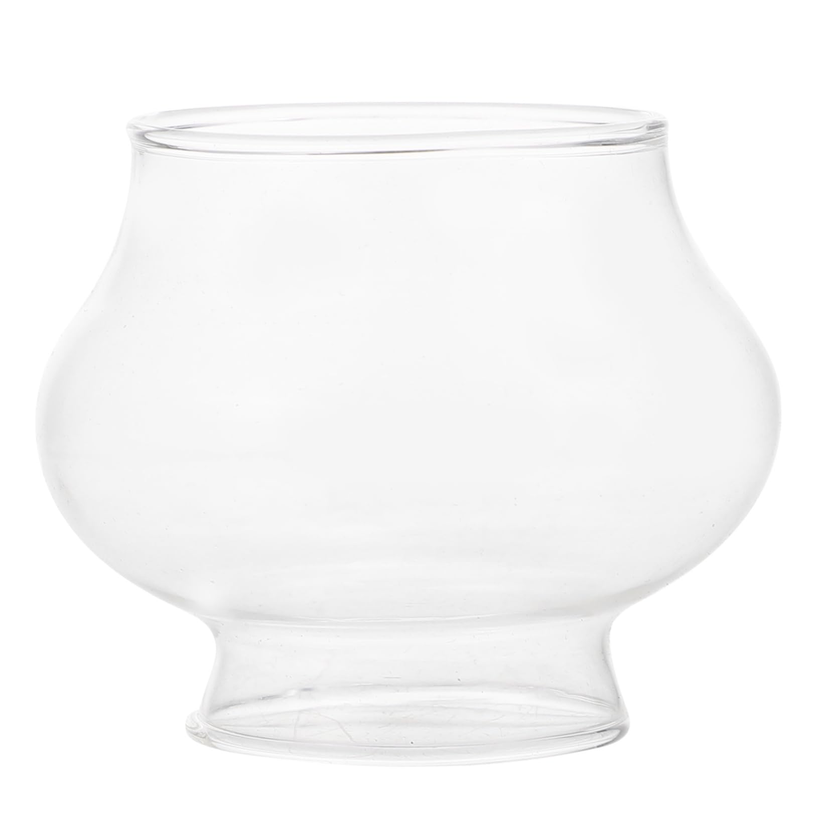 Zerodeko Glass Oil Lamp Cover for Kerosene Lamp Easy to Remove Protective Light Glass Cover for Home and Living Room