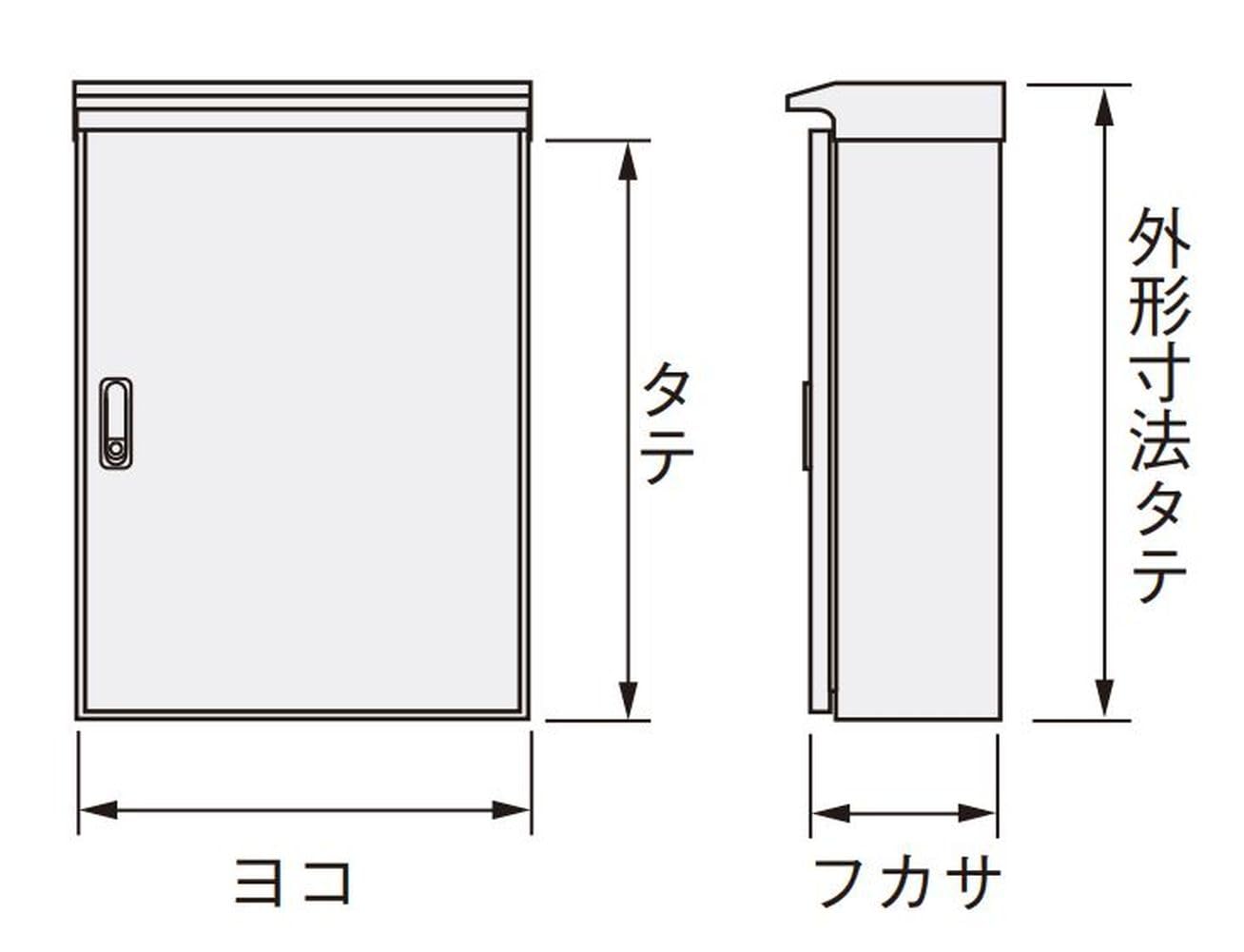 Amazon | 日東工業 ステンレス屋外用制御盤キャビネット SORB16
