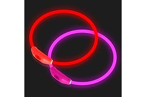 2-Pack LED Dog Collars: Illuminate Your Dog's Nighttime Adventures