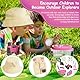 AMFUN Forscherset für Kinder, 25-Teiliges Entdecker Set, Exploration Spielzeug mit Weste, mit Fernglas Kinder, Insektenfänger, Kompass, Becherlupe für Jungen Mädchen, Natur Erforschen, Camping
